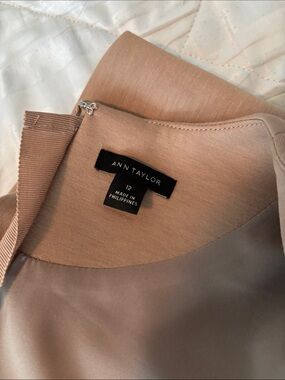 Ann Taylor camel knit dress